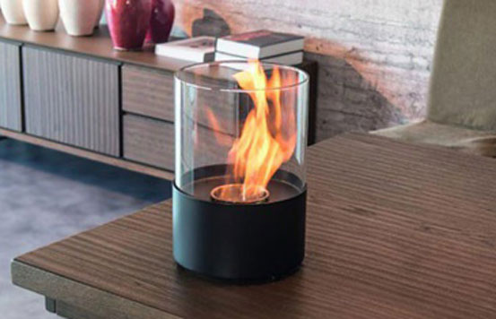 Tradycyjne biokominki z palnikiem na bioetanol