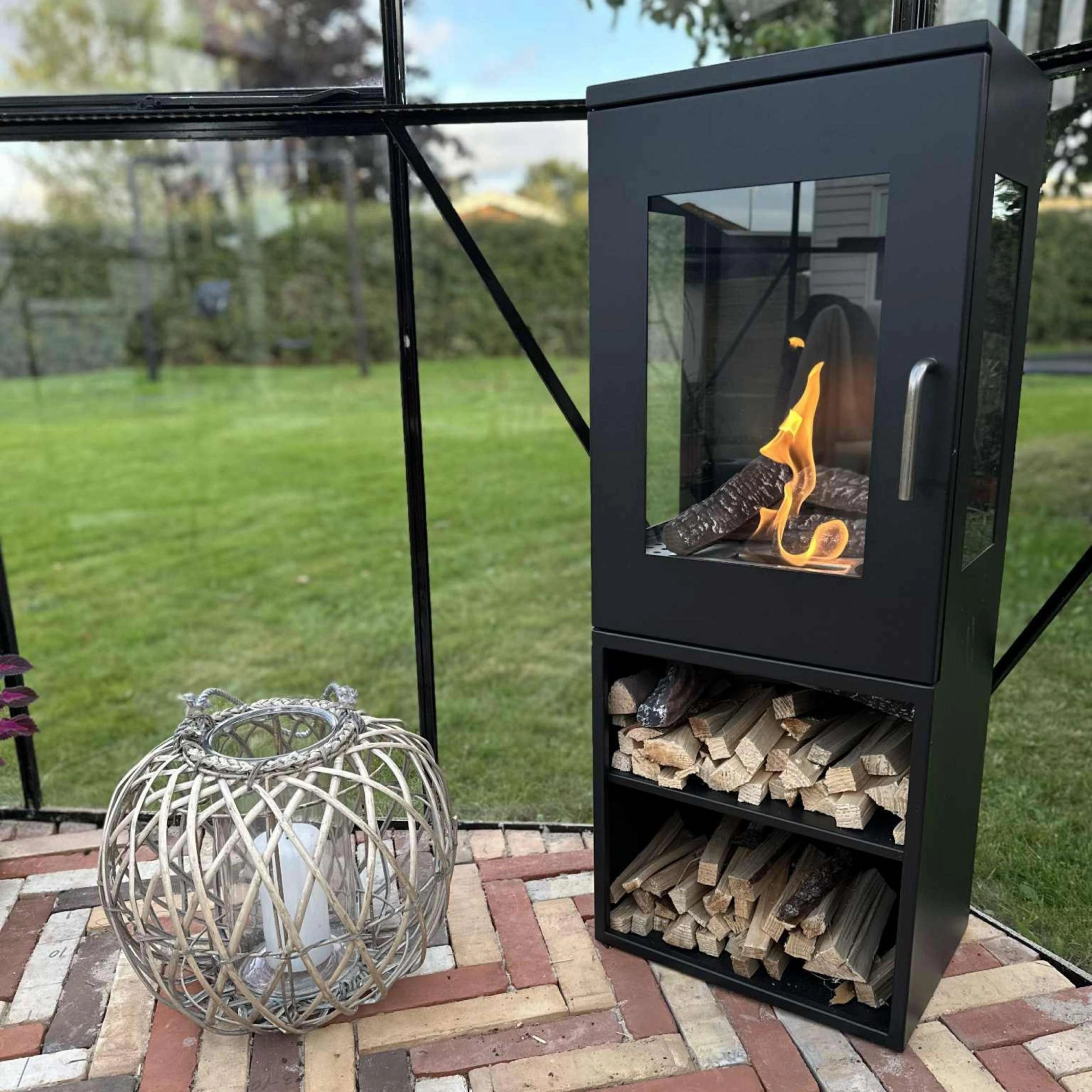 Cheyenne - Kwadratowy piec na bioetanol