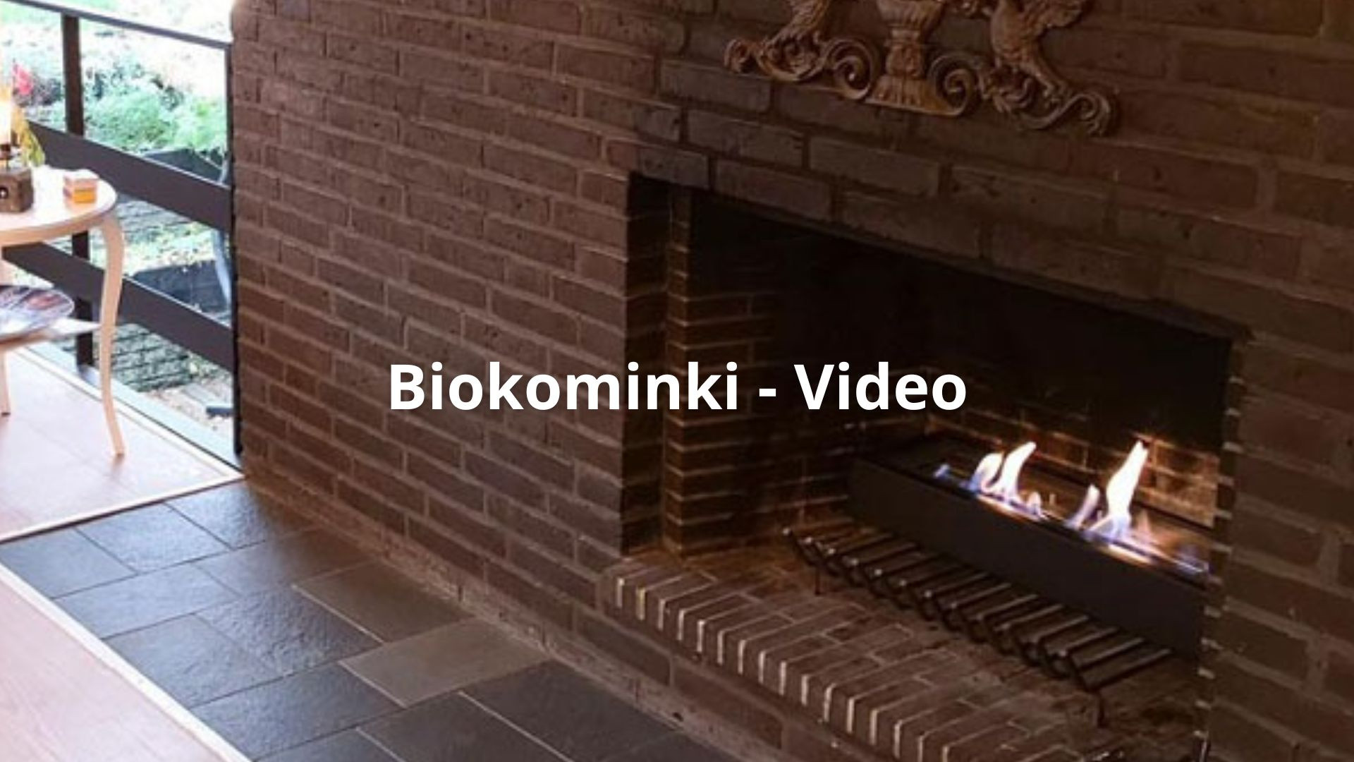 Biblioteka filmików o bioetanolowych kominkach 