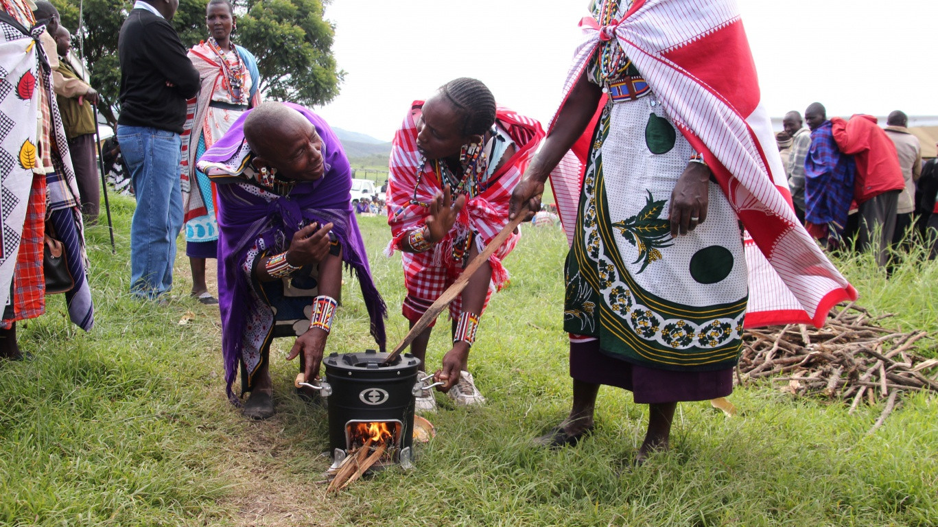 piecyki kuchenne dla społeczności masajów