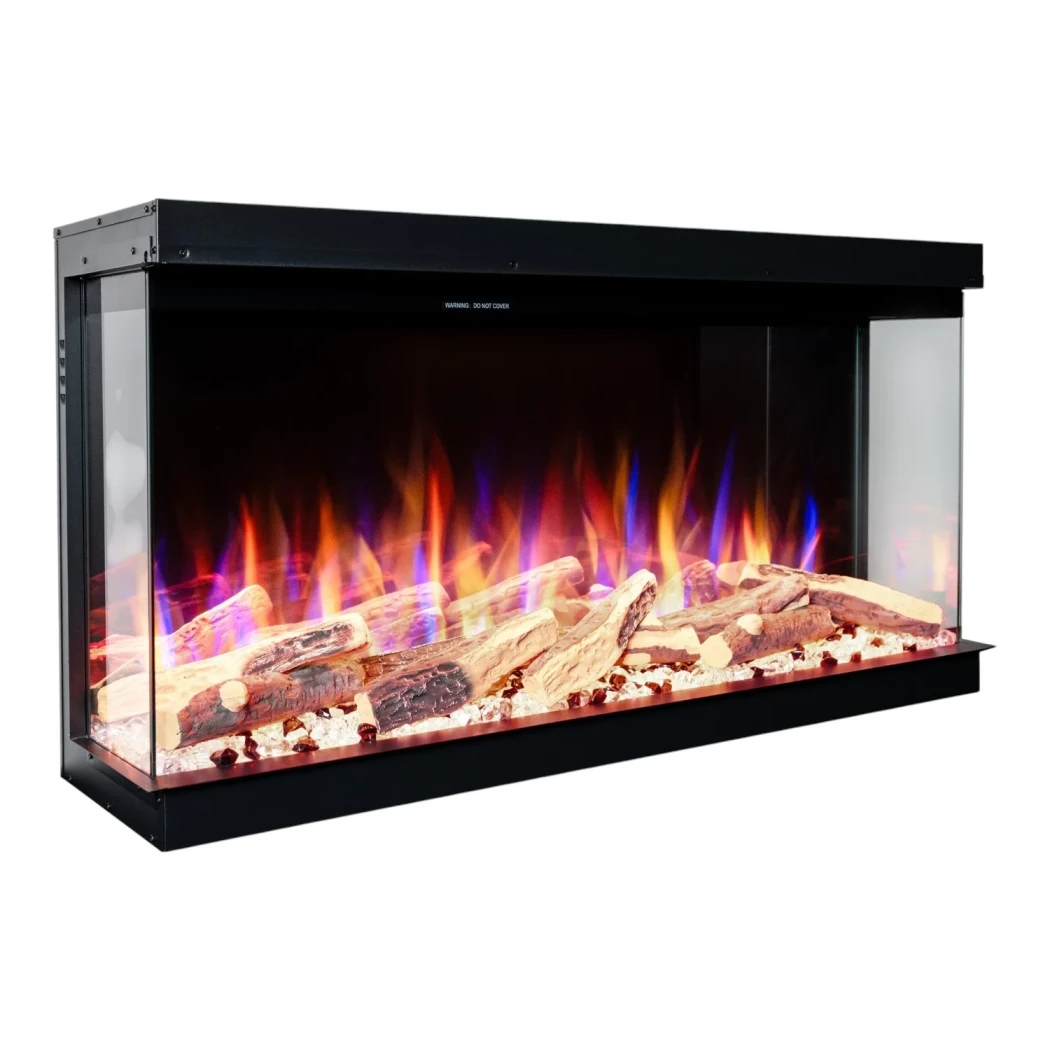 Superb 33 Elektryczny Kominek – 5 kolorów p?omieni, energooszcz?dne LED, do monta?u na ?cianie, zdalne sterowanie