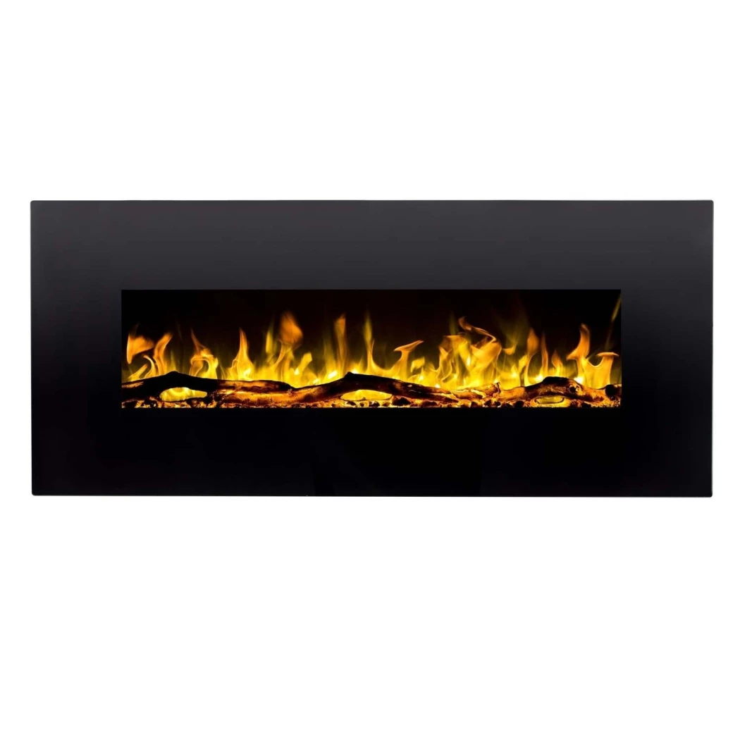 Aflamo Albion 128 cm Czarny Kominek Elektryczny – ?cienny LED, 0,75–1,5 kW Ogrzewanie