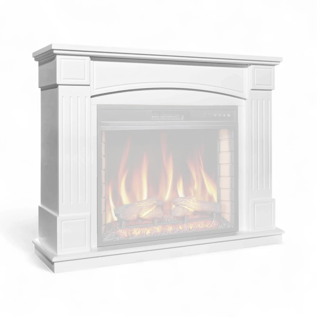 ArtiFlame Boston White Obudowa Kominka | Sama Rama Otaczaj?ca, Pasuje do Wk?adu Elektrycznego AF28S