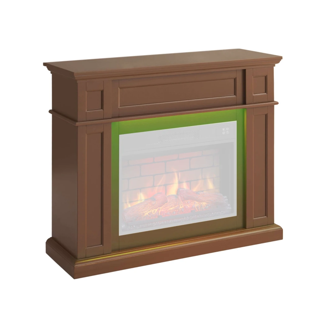 ArtiFlame Linz Mantel – Br?zowy | Sama rama | Wolnostoj?cy standardowy lub naro?ny 2-w-1 | O?wietlenie nastrojowe LED (16 kolorów)