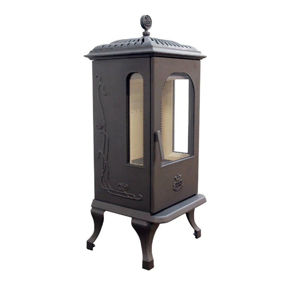 Westbo Victoria 100 Kominek Elektryczny od Westbo Of Sweden | Przeno?ny ?eliwny Kominek Elektryczny | Wolnostoj?cy Kominek Elektryczny z Funkcj? Grzewcz?