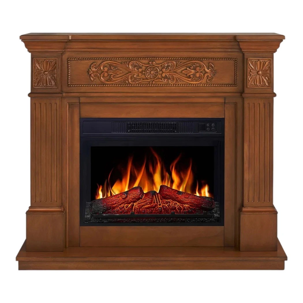 ArtiFlame Toscana – D?bowy zestaw kominkowy elektryczny | Wolnostoj?cy kominek | Wybierz AF23S lub AF23BS | 1,8 kW, termostat