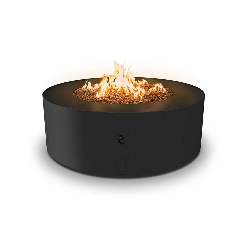 Galio Star Czarny Automatyczny Planika Fires  | Biokominek-shop.pl | Wolnostojący kominek gazowy na zewnątrz