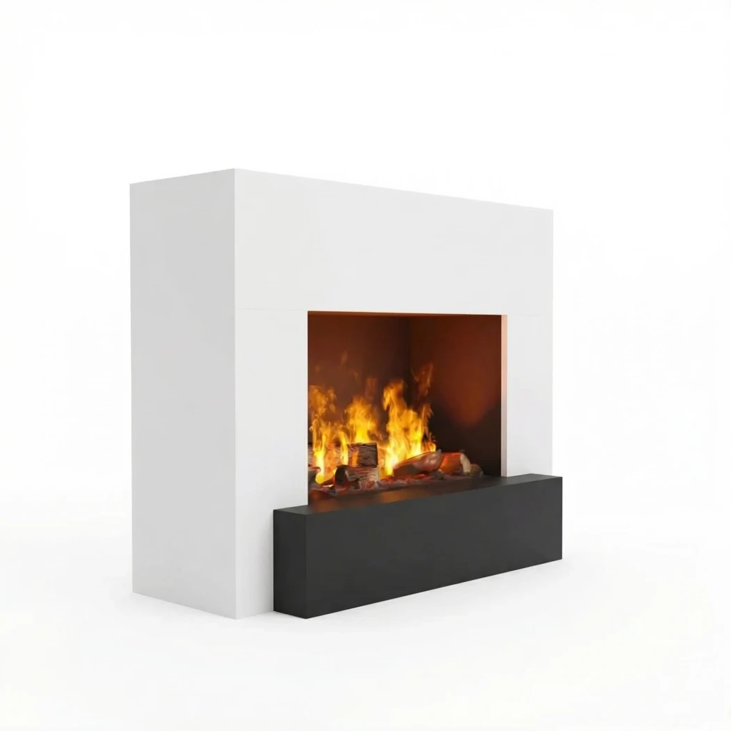 Glow Fire Hauptmann - OMC 600 | Wolnostoj?cy kominek na par? wodn? – 90 cm x 110 cm x 45 cm