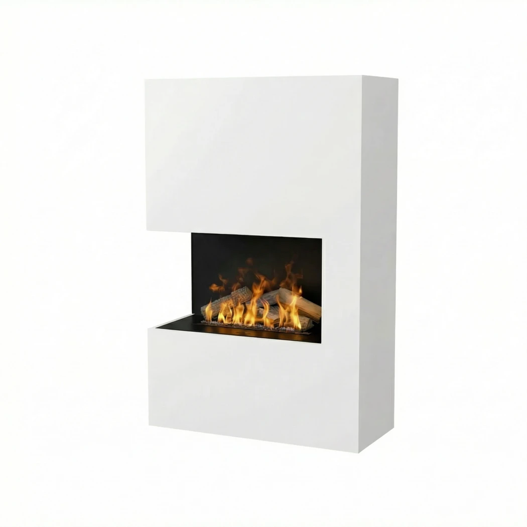 Glow Fire Tucholsky Prawy Naro?nik - OMC 600 | Wolnostoj?cy kominek parowy – 91 cm x 150 cm x 35 cm