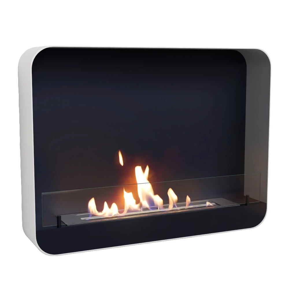 Ohio 80 - Biały ScandiFlames  | Biokominek-shop.pl | Kominek na ścianie bioetanolu