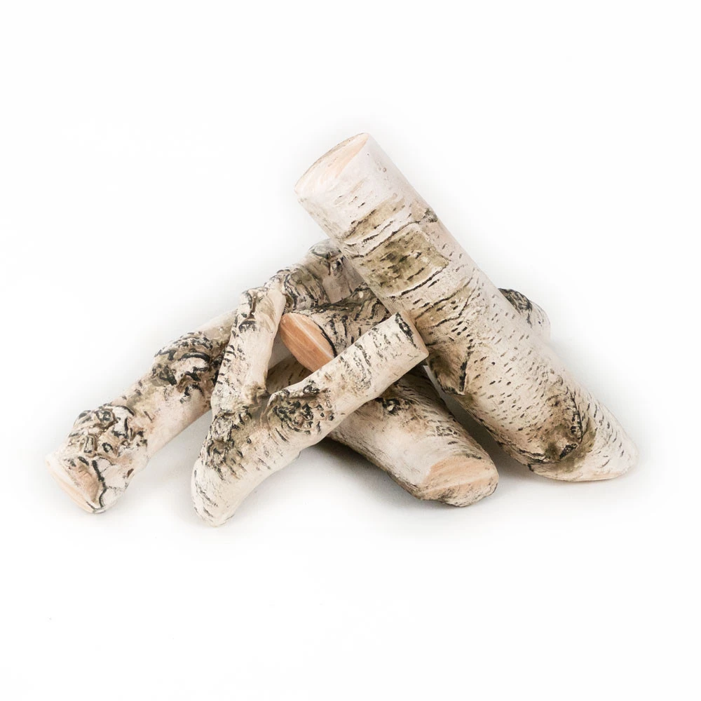 Biały zestaw dekoracyjny - 5 szt.  | Biokominek-shop.pl | Akcesoria kominkowe bioetanolu