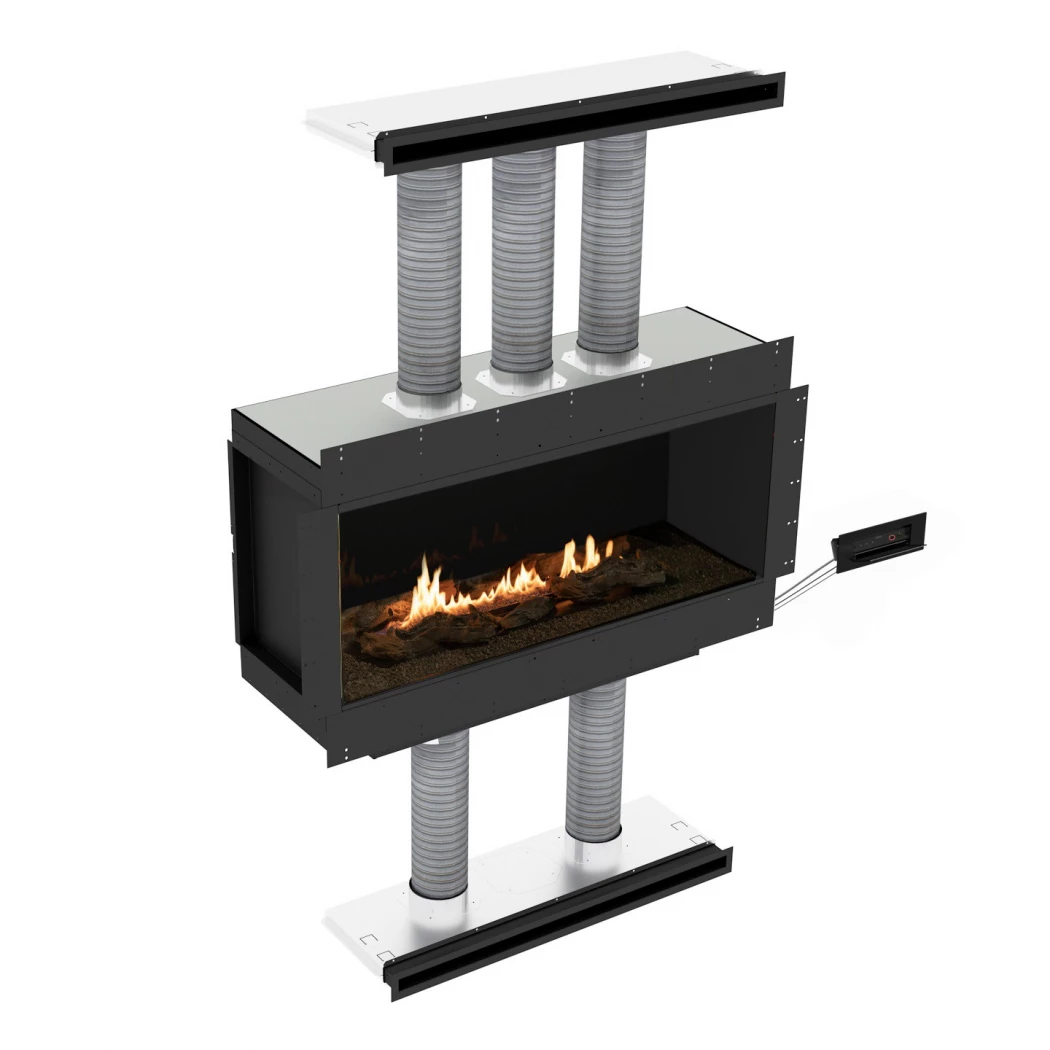 Panorama jednostronna Planika Fires  | Biokominek-shop.pl | 1-stronny wbudowany kominek bioetanolu