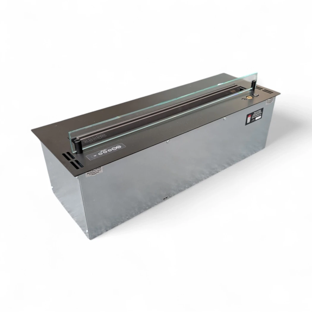 Planika BEV Burner 700 - Automatyczny palnik bioetanolowy z dwoma poziomami p?omienia - Czarny - 700x245 mm