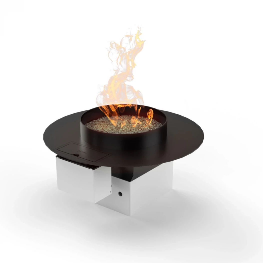 Zewn?trzny kominek gazowy od Planika - Stella Automatyczny 500 mm - ?atwa kontrola i wysoka wydajno?? grzewcza