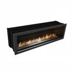 Icon Fires Slimline Firebox SFB1650 - Stalowy