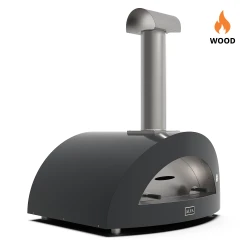 Piec na drewno Alfa Forni Moderno 5 Pizze Grey, na zewnątrz
