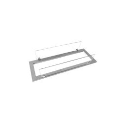 Stalowa rama ze szkłem do palnika Superior - 45 cm