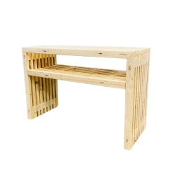 Rustykalny drewniany stół grillowy Kabeltromlen 120 cm