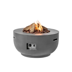 Stolik kominkowy Happy Cocooning Firebowl, antracytowy