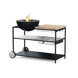 FIRE KITCHEN Höfats z misą BOWL 57 - Zewnętrzny grill z drewna