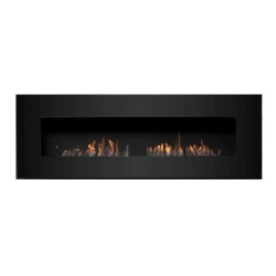 Icon Fires Nero 1750 biokominek ścienny - Czarny