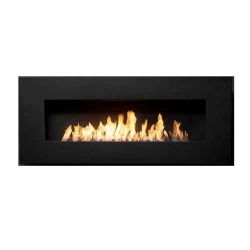 Icon Fires Nero 1450 biokominek ścienny - Czarny