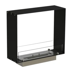 Foco Two 600 Slim - Tunelowy biokominek do zabudowy