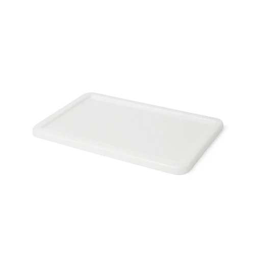 Pokrywka do Pojemnika na Ciasto do Pizzy - 30x40 cm | Kup tutaj Pokrywka do pudełka na ciasto do pizzy z przezroczystego białego plastiku - wymiary 30x40 cm