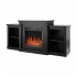 ArtiFlame Fashion AF18 Ebony – Elegant elektrisk pejs i sort med effektiv varme.
